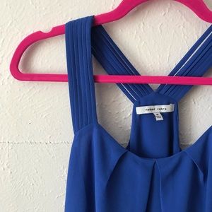 Naked Zebra Blue Tank